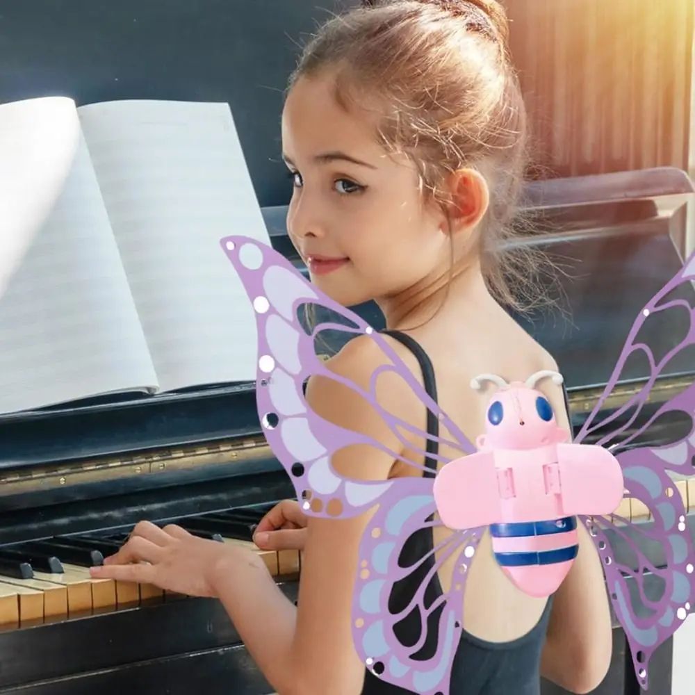 LED Light Up Fairy Wings Costume Accessory | Moving Wing Mechanism with Glow Effect | ABS Build for Dress-Up Play