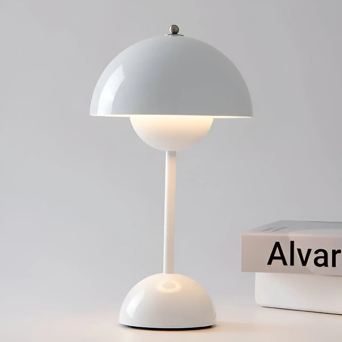 LED Table Lamp for Men | Scandinavian Minimalist Design | One-Touch Dimming for Adjustable Ambient Light in Any Room