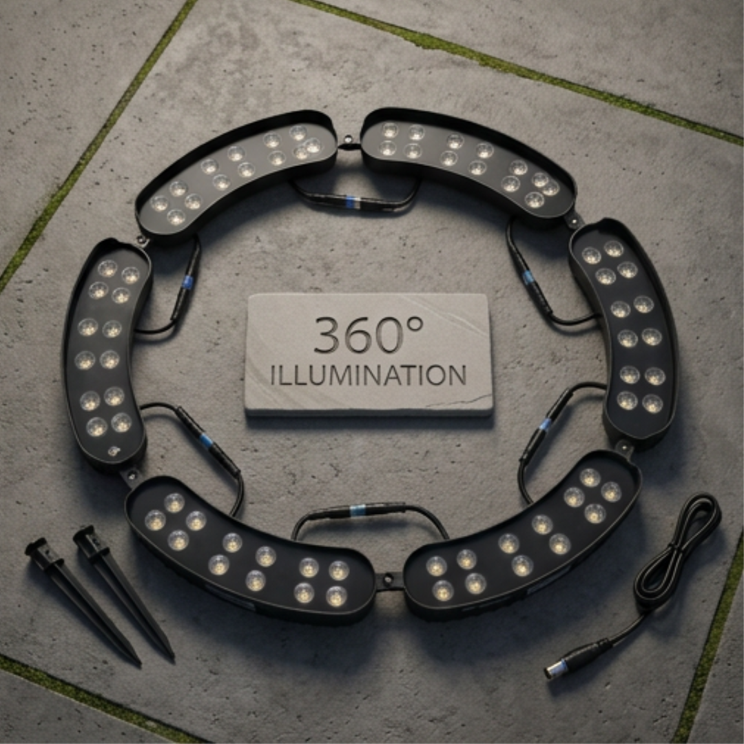 LED Tree Ring Light | TreeShine 360° Outdoor Garden Uplight