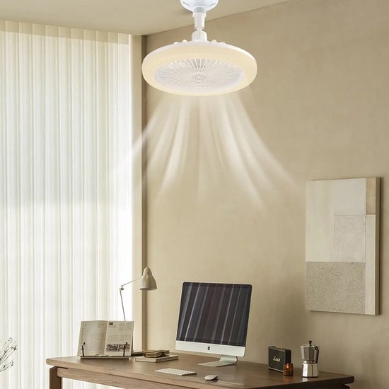 LED Ceiling Fan Light with Remote Control – Easy Screw-In Installation 3