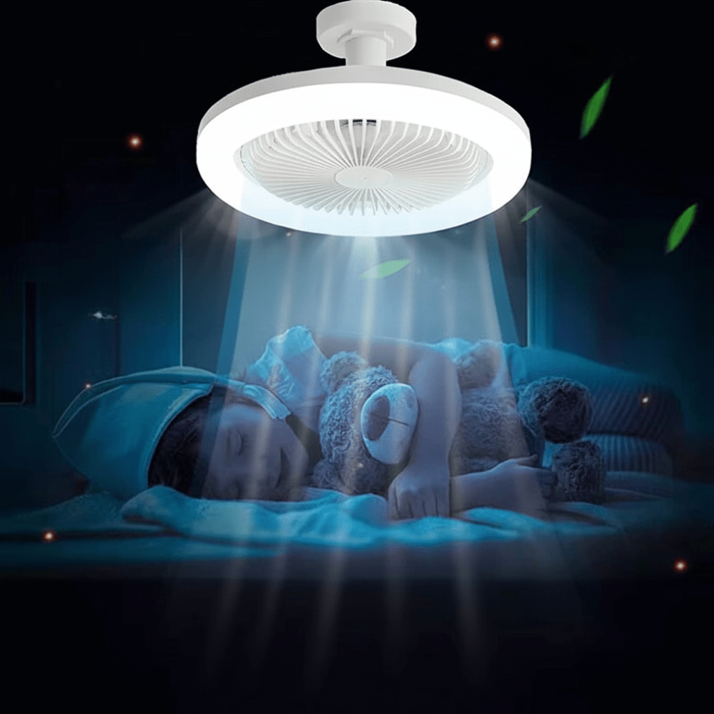 LED Ceiling Fan Light with Remote Control – Easy Screw-In Installation 5