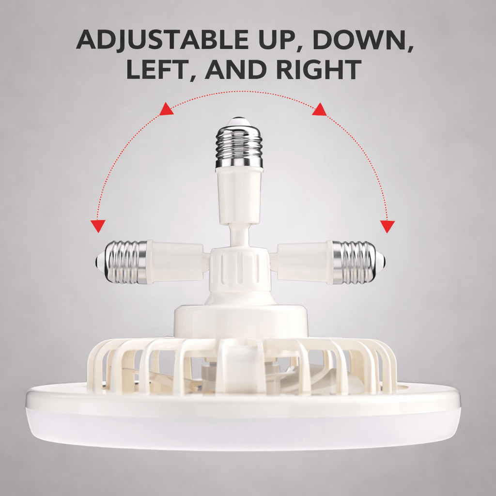 LED Ceiling Fan Light with Remote Control – Easy Screw-In Installation 7