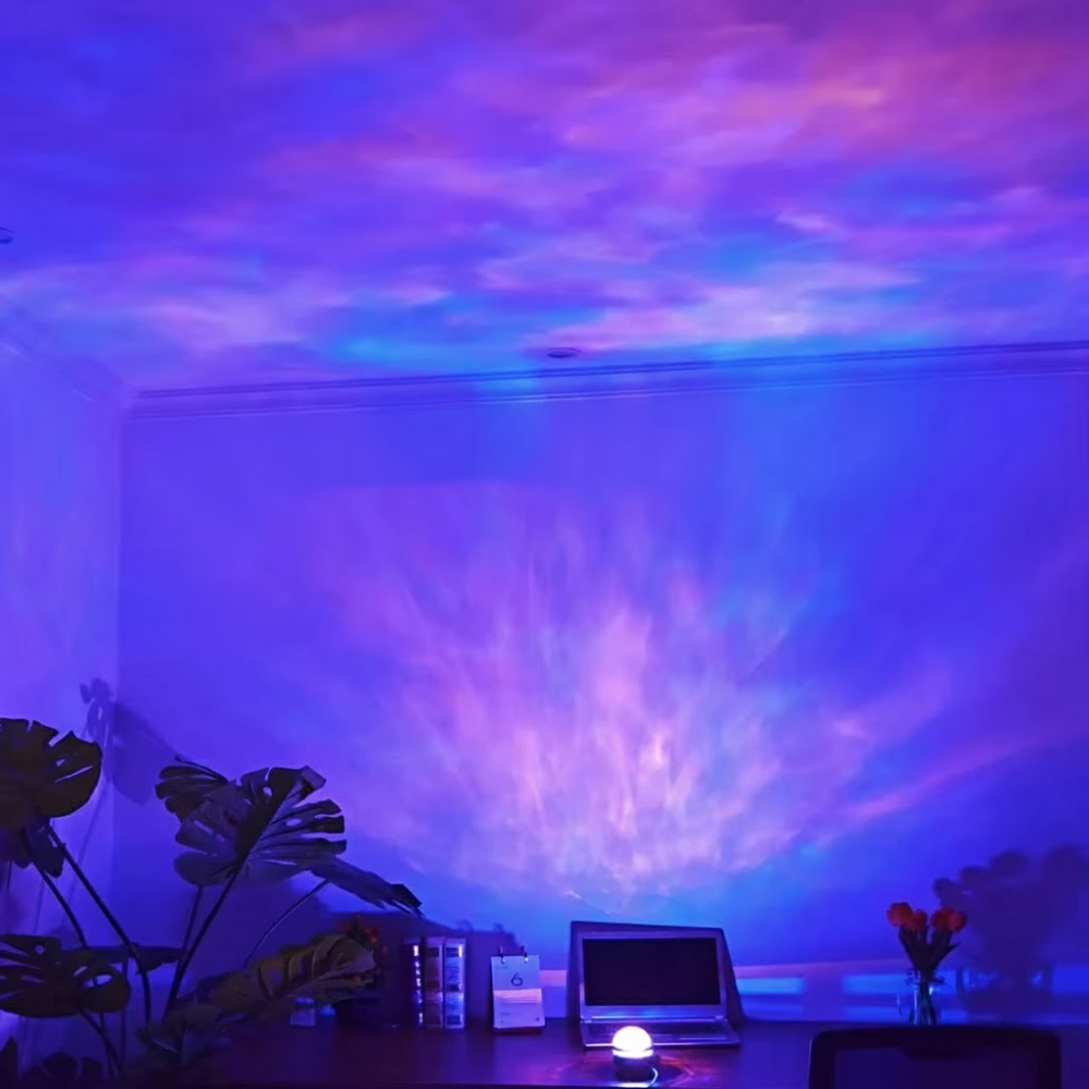 LED Galaxy Star Projector with Music Sync – Aurora Night Light for Bedroom and Home Atmosphere 3