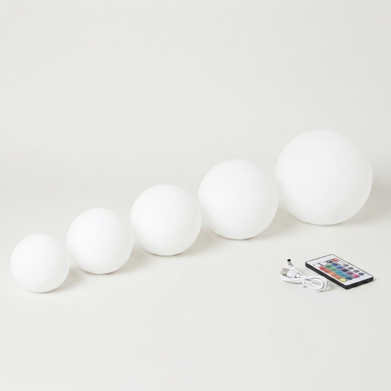 LED Garden Light – Rechargeable Waterproof Color-Changing Ball Design