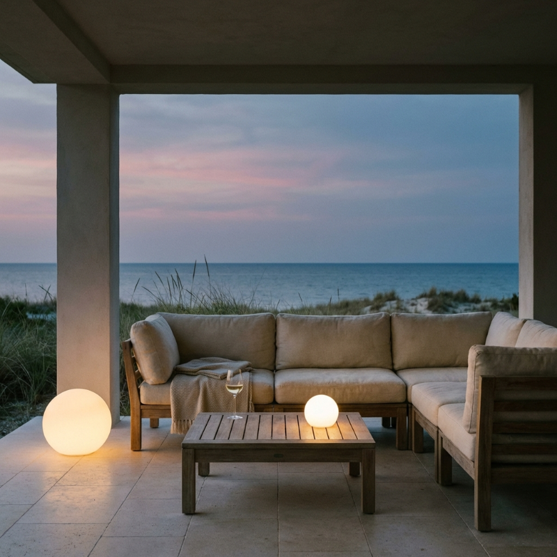 LED Garden Light – Rechargeable Waterproof Color-Changing Ball Design