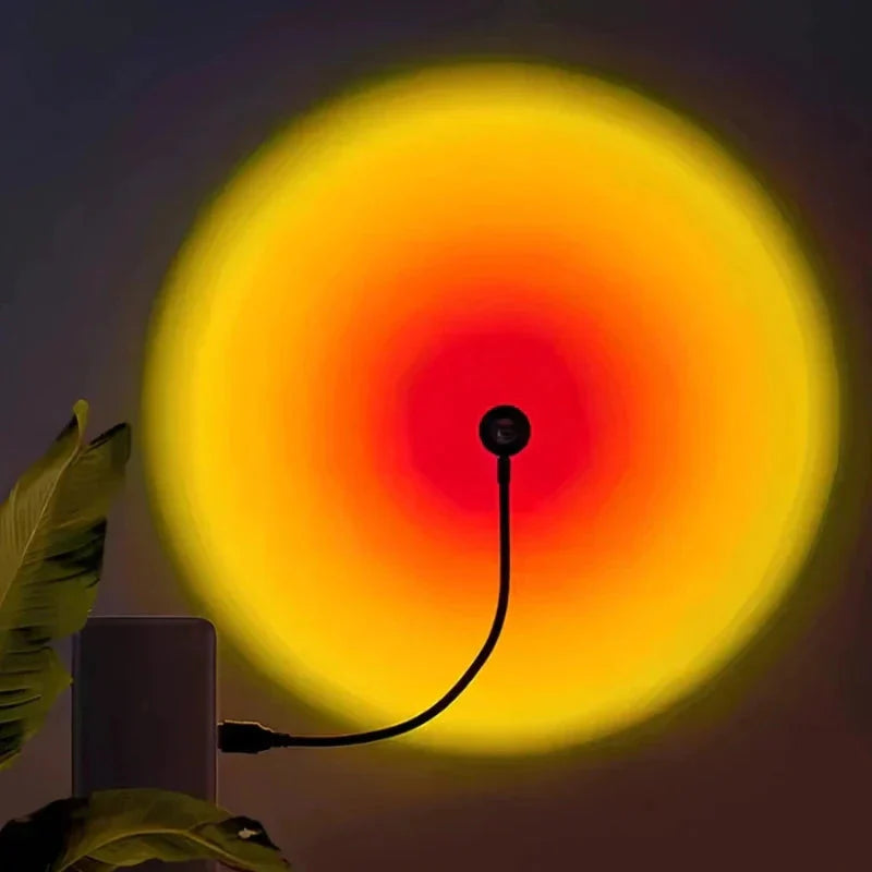 LED Projection Lamp USB Powered 6 to 10W Aluminum ABS with 7 Color Modes 4
