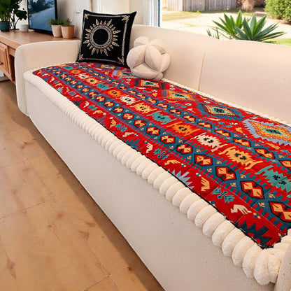 Last Day 50% OFF | CozyFit™ Quilted Sofa Cover with Ethno Pattern 0