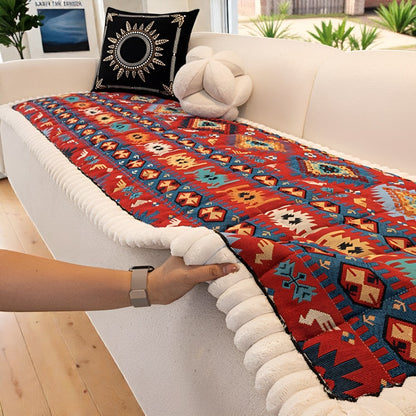 Last Day 50% OFF | CozyFit™ Quilted Sofa Cover with Ethno Pattern 5