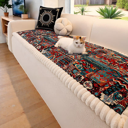 Last Day 50% OFF | CozyFit™ Quilted Sofa Cover with Ethno Pattern 6