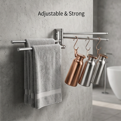 Last Day 50% OFF | FlexiDry™ Bathroom Towel Holder 2