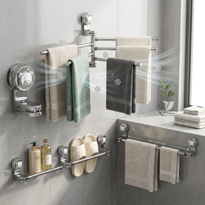 Last Day 50% OFF | FlexiDry™ Bathroom Towel Holder 3