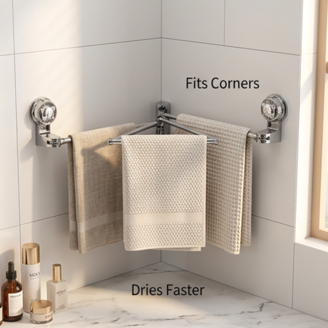 Last Day 50% OFF | FlexiDry™ Bathroom Towel Holder 6