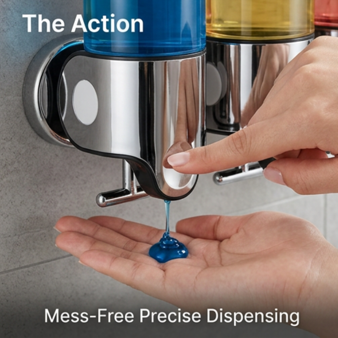 Last Day 50% OFF | TidyWall™ Bathroom Soap Dispenser 5