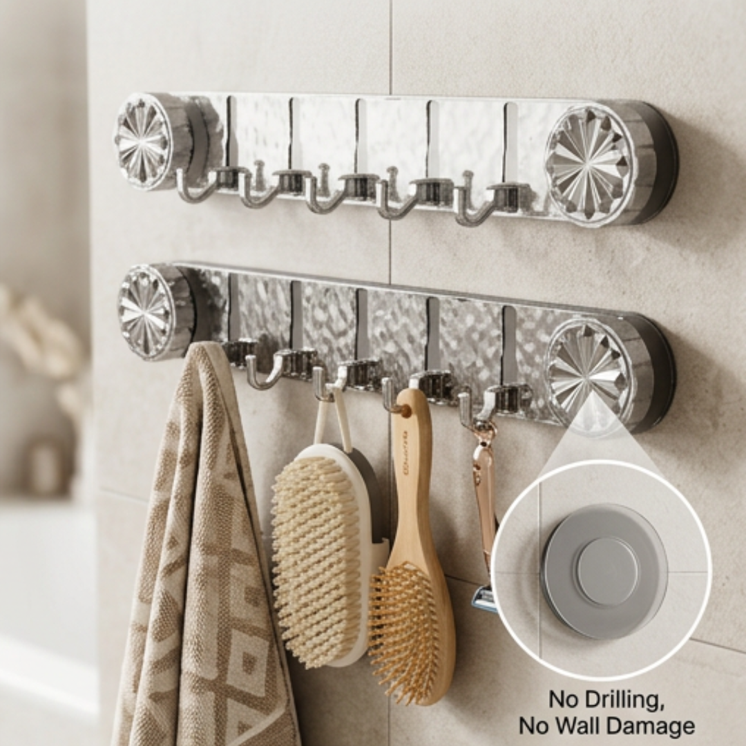 Last Day 50% OFF | WallEase™ Foldable Self-Adhesive Wall Hook Rack 5