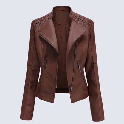 Lena | Women's Faux Leather Jacket – Classic Cut for Fall/Winter 5