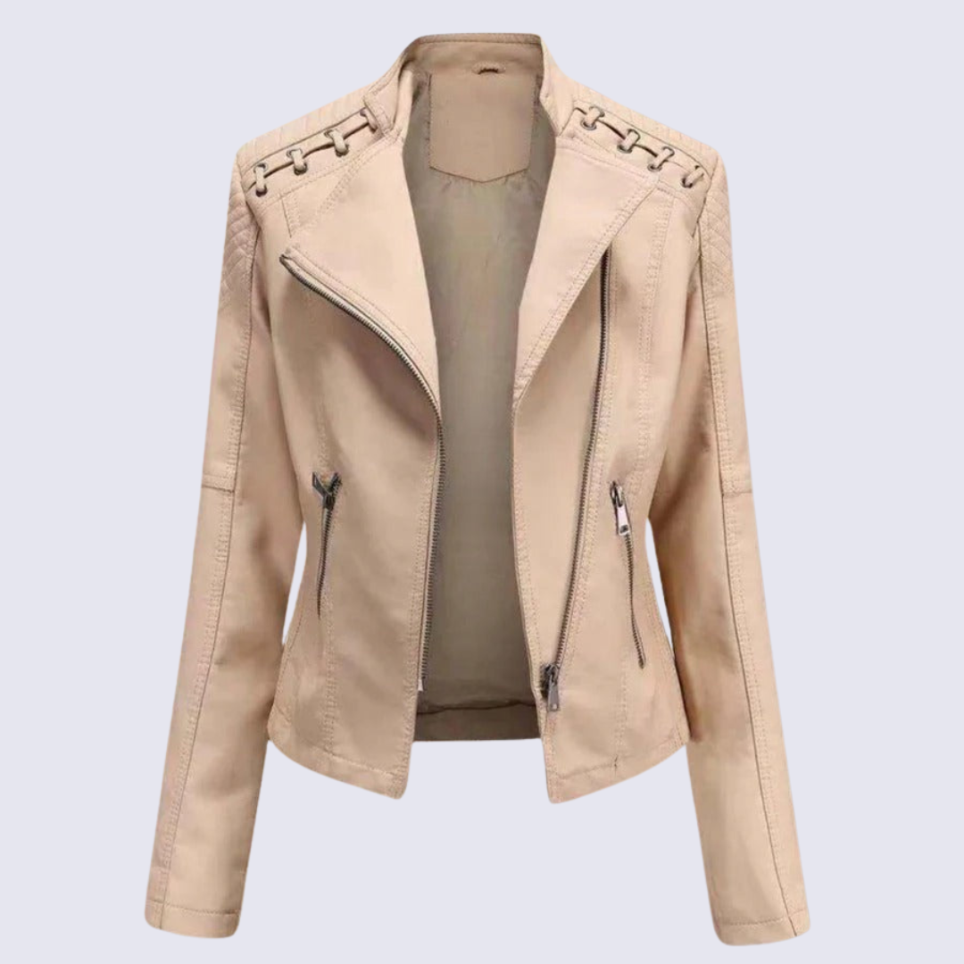 Lena | Women's Faux Leather Jacket – Classic Cut for Fall/Winter 6