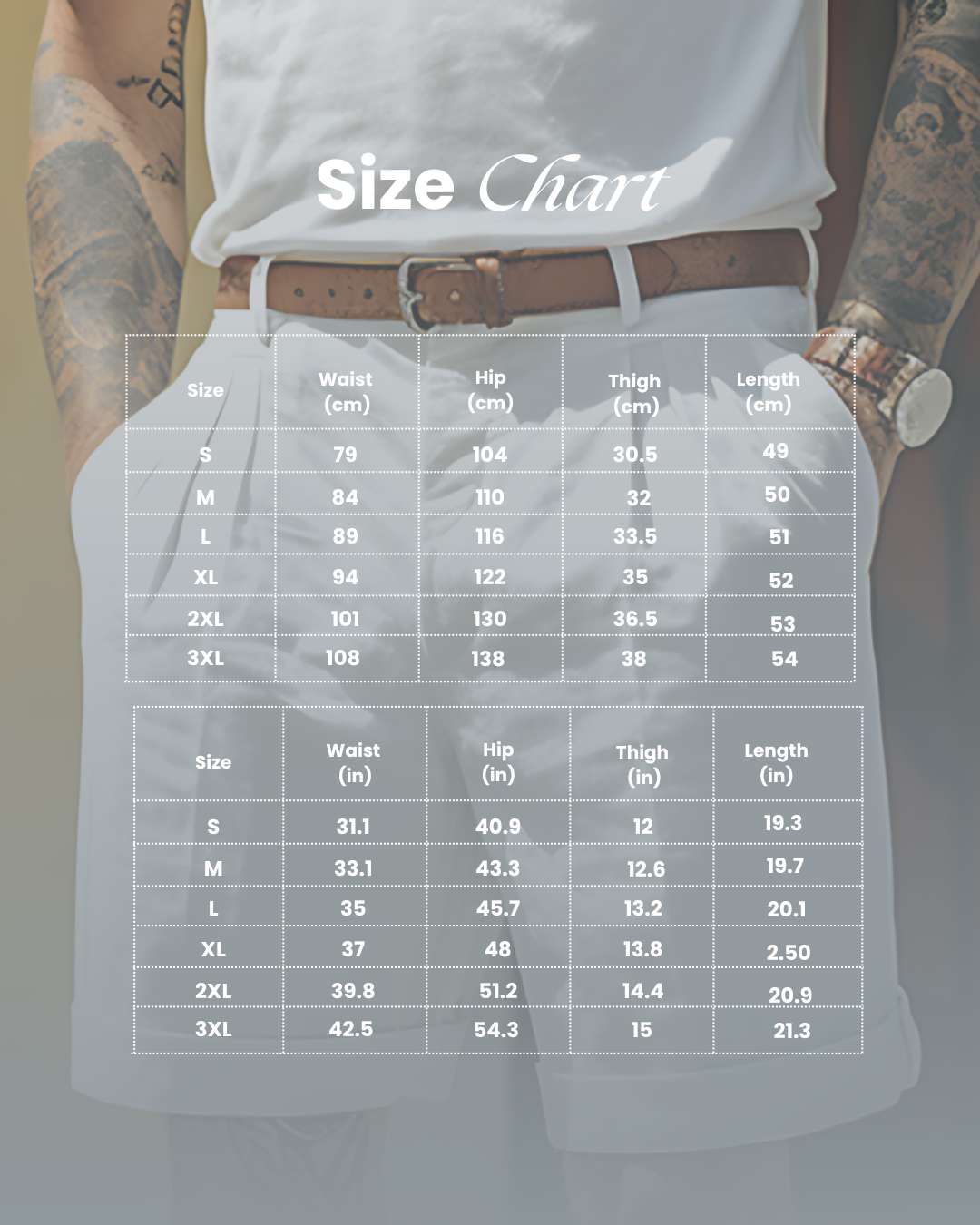 LinenBlend | Men's Shorts - Tailored Chino Design in Breathable Fabric 6