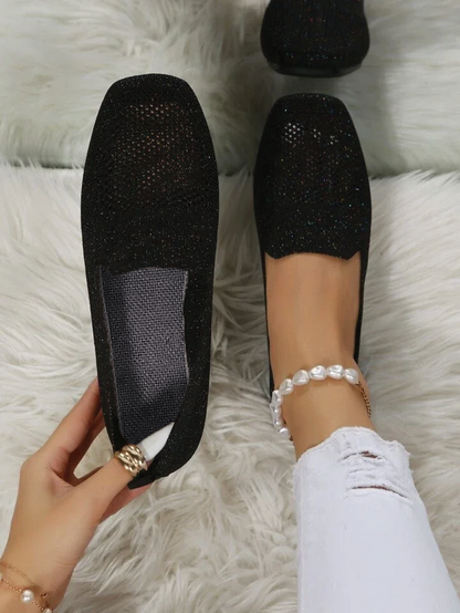 Lisa | Knit Slip-On Flats – Breathable Mesh with Cushioned Insole 2
