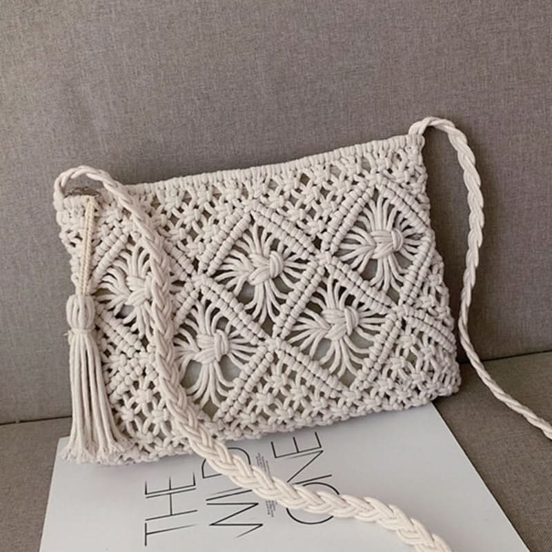 London | Woven Shoulder Bag - Trendy Boho Chic Design