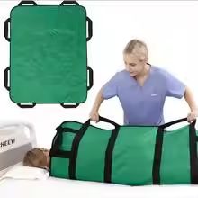 Low-Friction Slide Sheet, Reinforced Edges, 120 x 100 cm, Machine Washable
