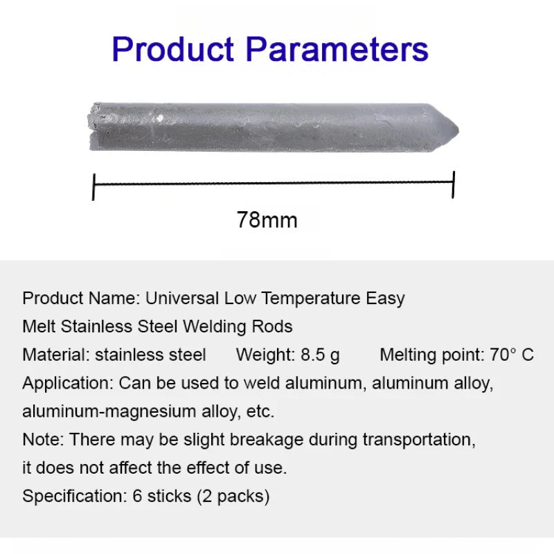 Low Temp Welding Rods | Multi-Metal Repair Sticks