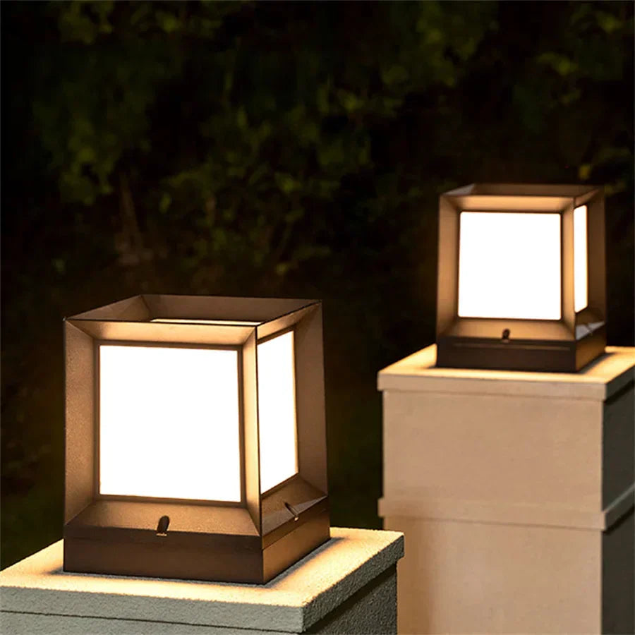 Lume | Outdoor Floor Lamp – Modern Design with Warm LED Light