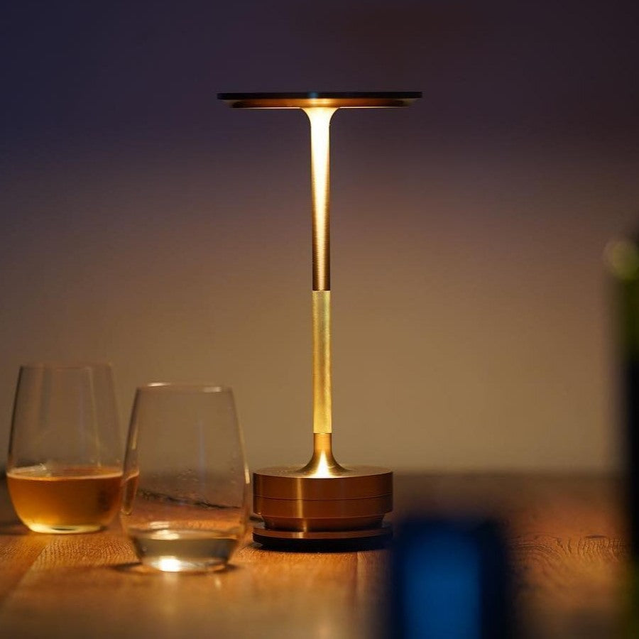 LumiGlow – Cordless LED Table Lamp – 3-Colour Touch Dimmable & Rechargeable