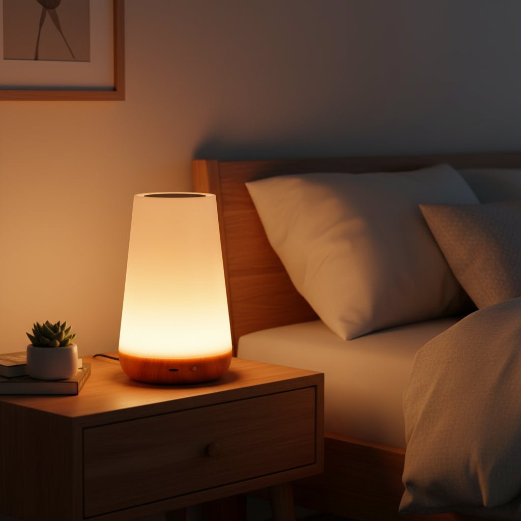 Lumosphere | Elegant Portable Dimmable Night Light with Remote Control