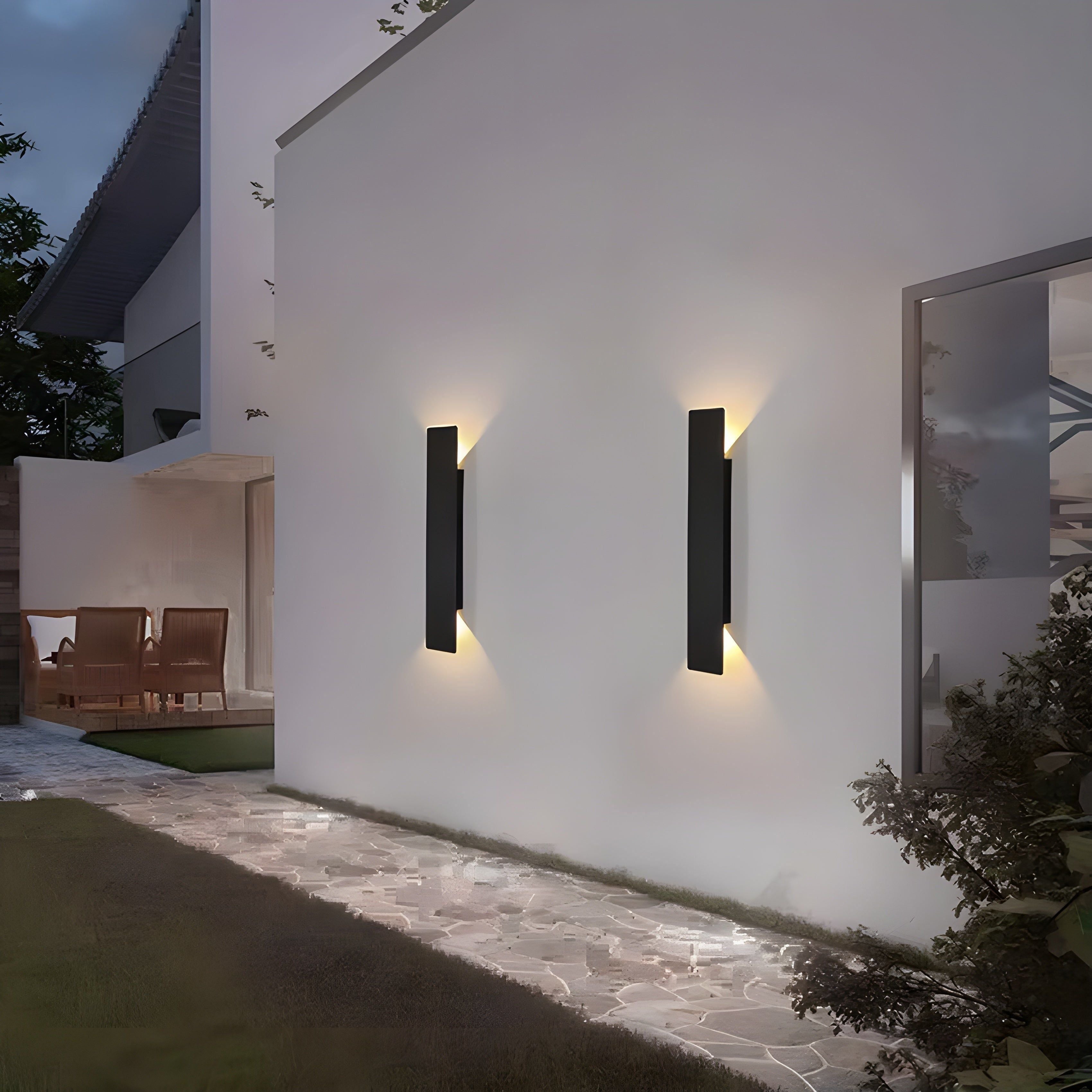 LuxeWall | Outdoor Wall Lights – Weatherproof Aluminum LED Design