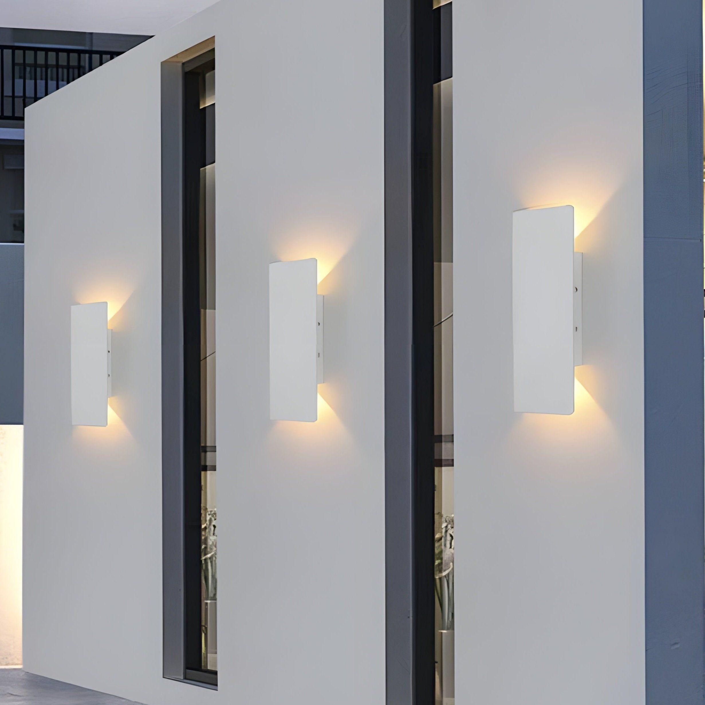 LuxeWall | Outdoor Wall Lights – Weatherproof Aluminum LED Design