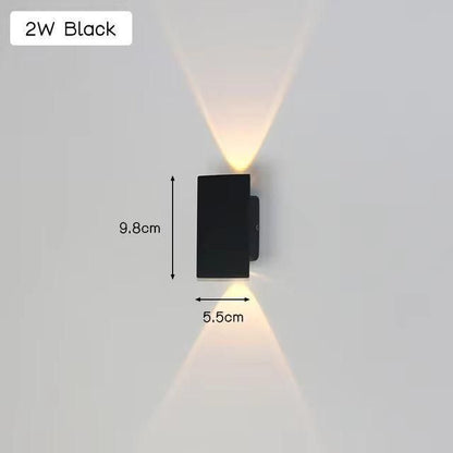 LuxeWall | Outdoor Wall Lights – Weatherproof Aluminum LED Design 7