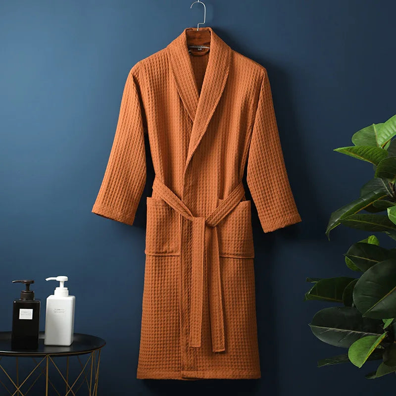 Luxury Cotton Bathrobe for Men & Women | Soft & Absorbent 5