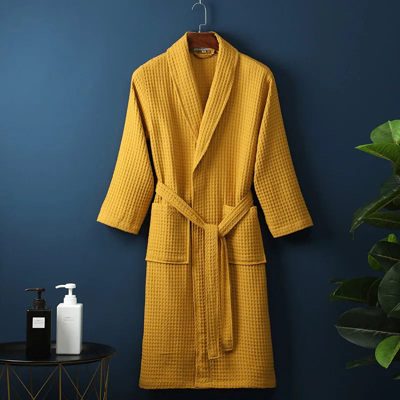 Luxury Cotton Bathrobe for Men & Women | Soft & Absorbent 8