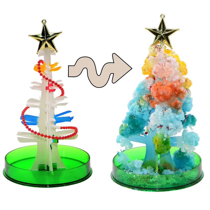 Magic Growing Christmas Tree Novelty Kit | Grows Paper Foliage in 24 Hours | Fun Christmas Activity for Kids and Adults