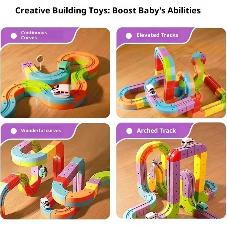 Magnetic AntiGravity Track Set | DIY Cube Building Design