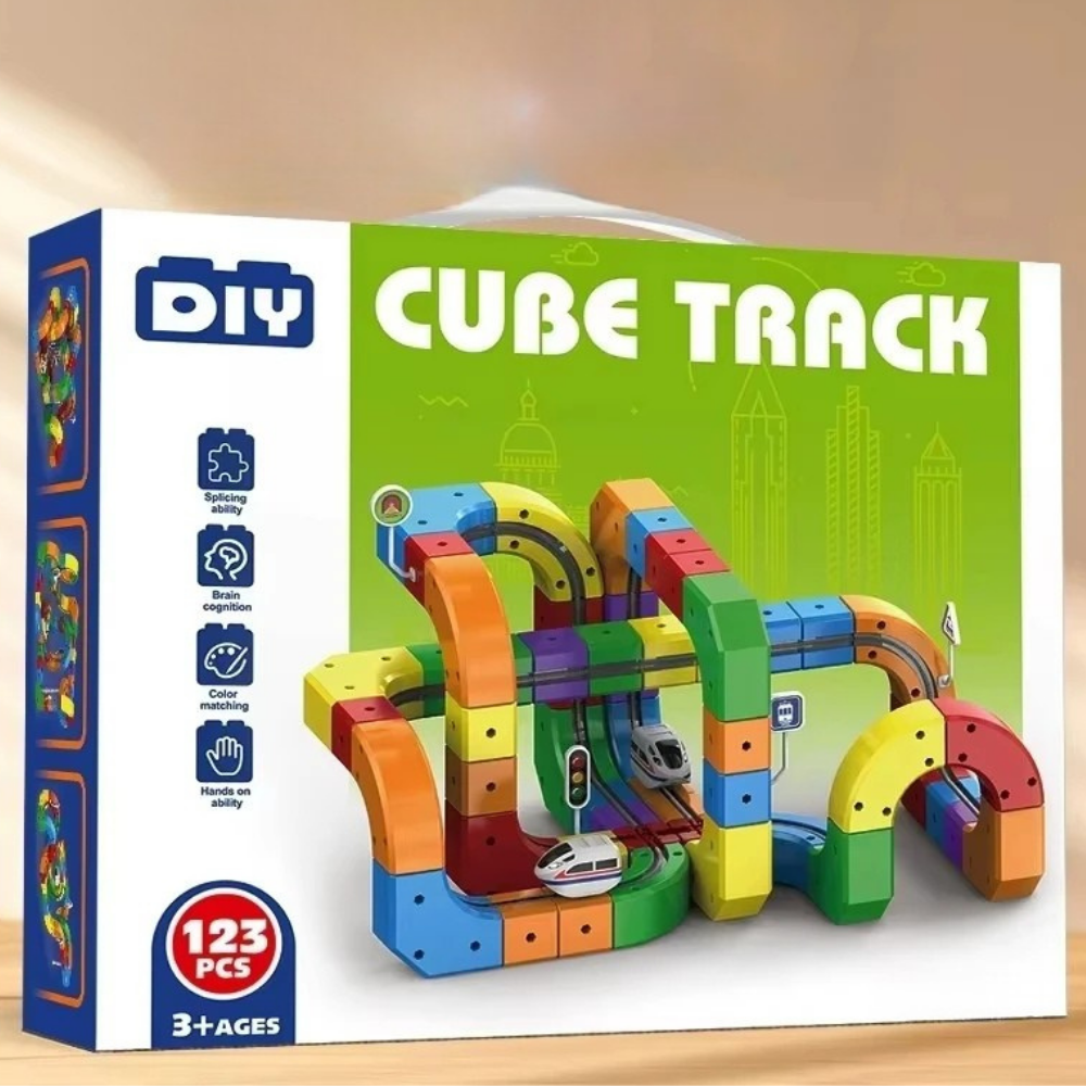 Magnetic AntiGravity Track Set | DIY Cube Building Design