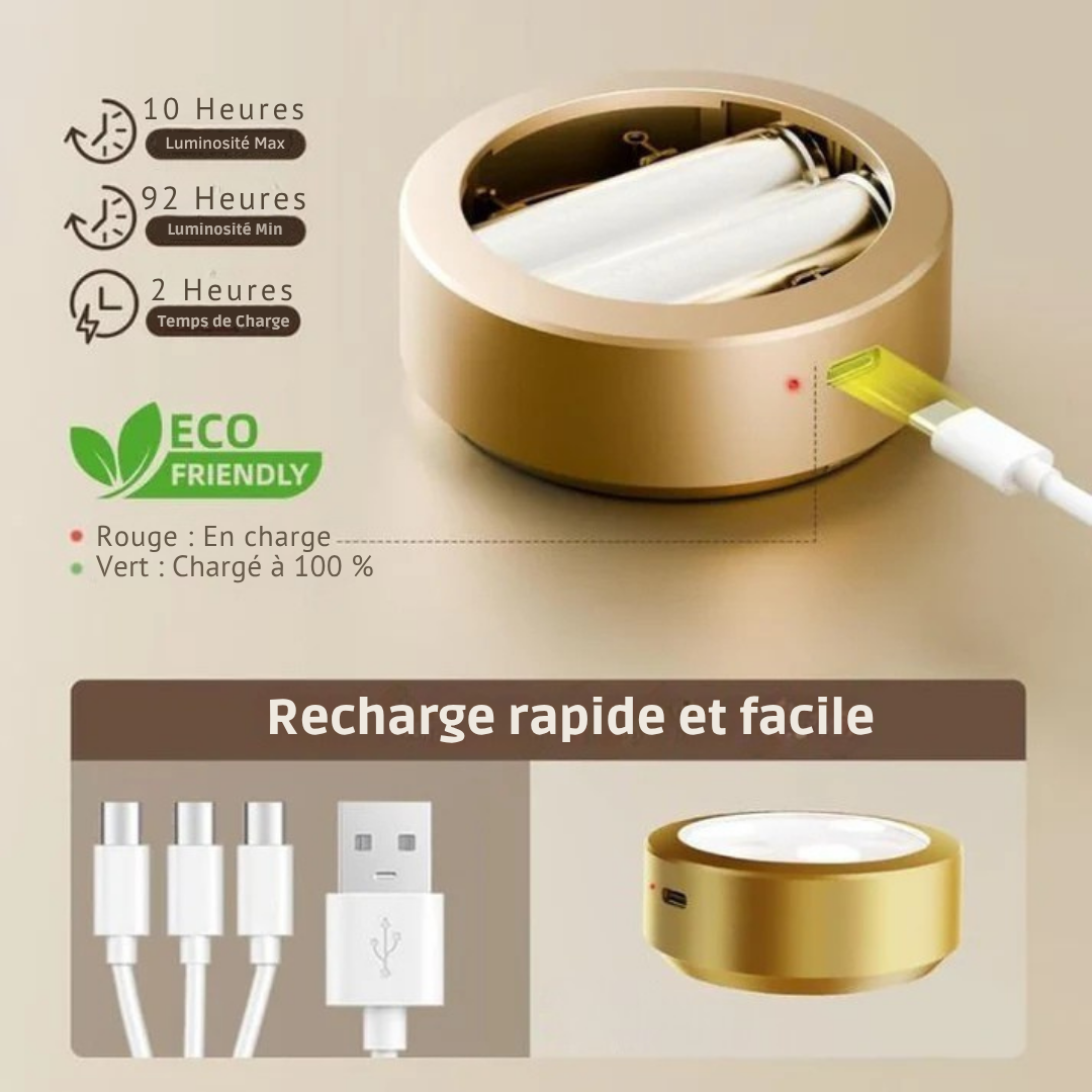 Magnetic Wall Lights Rechargeable LED Touch Control with 13 Colour Modes
