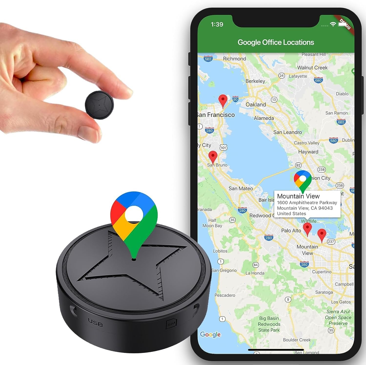 Magnetic GPS Tracker – Compact, Reliable Location Tracking for Valuable Items 4