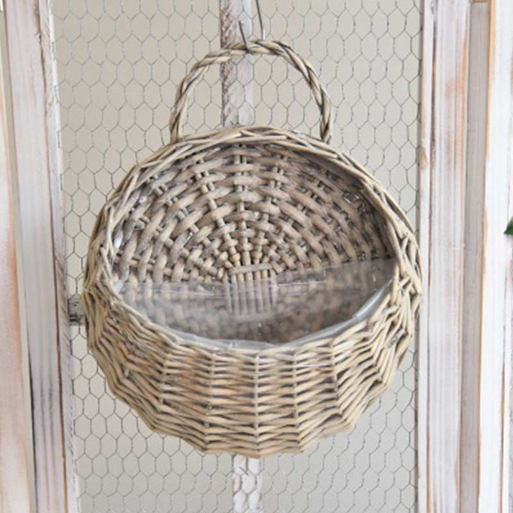 Maison | Handwoven Hanging Basket – Natural Wicker Design for Plants