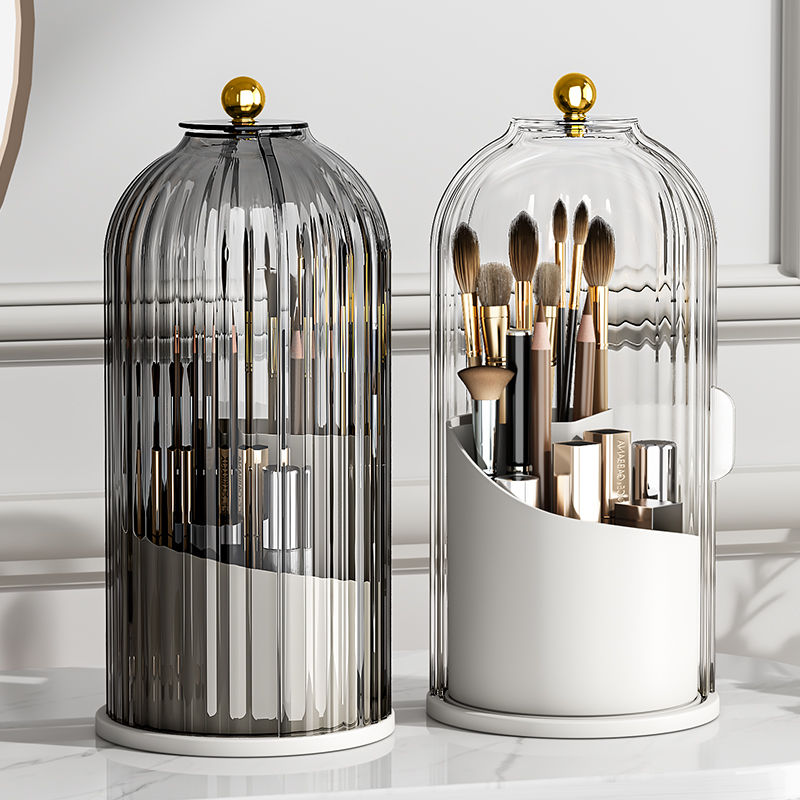 Makeup Organizer – 360° Rotation, Elegant Design for Vanity or Bathroom 3