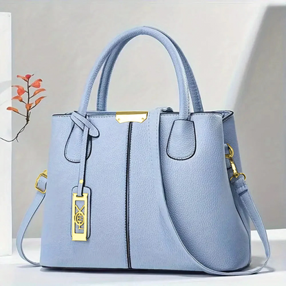 Martha | Vegan Leather Handbag - Structured Design with Detachable Strap 5