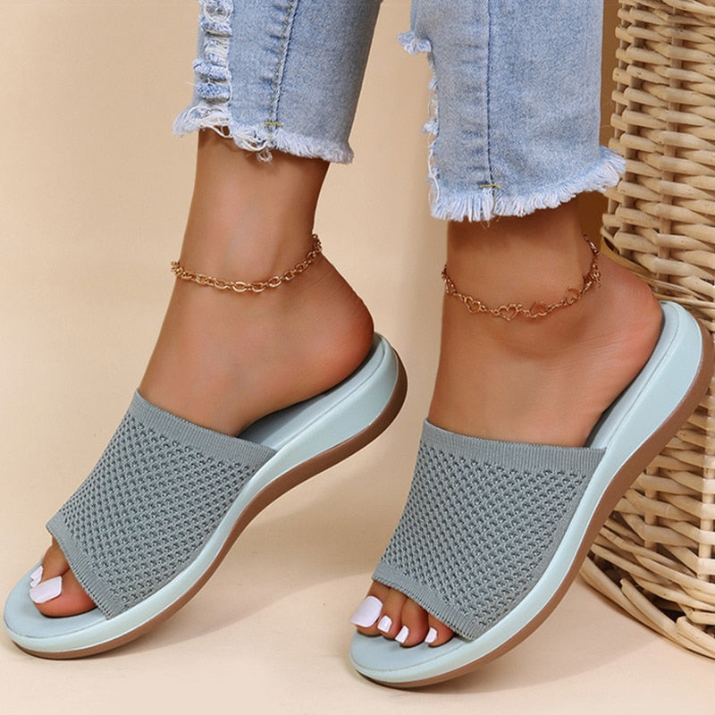 Mary | Women's Sliders - Orthopaedic Breathable Summer Design