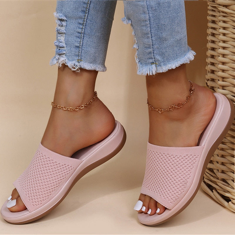 Mary | Women's Sliders - Orthopaedic Breathable Summer Design