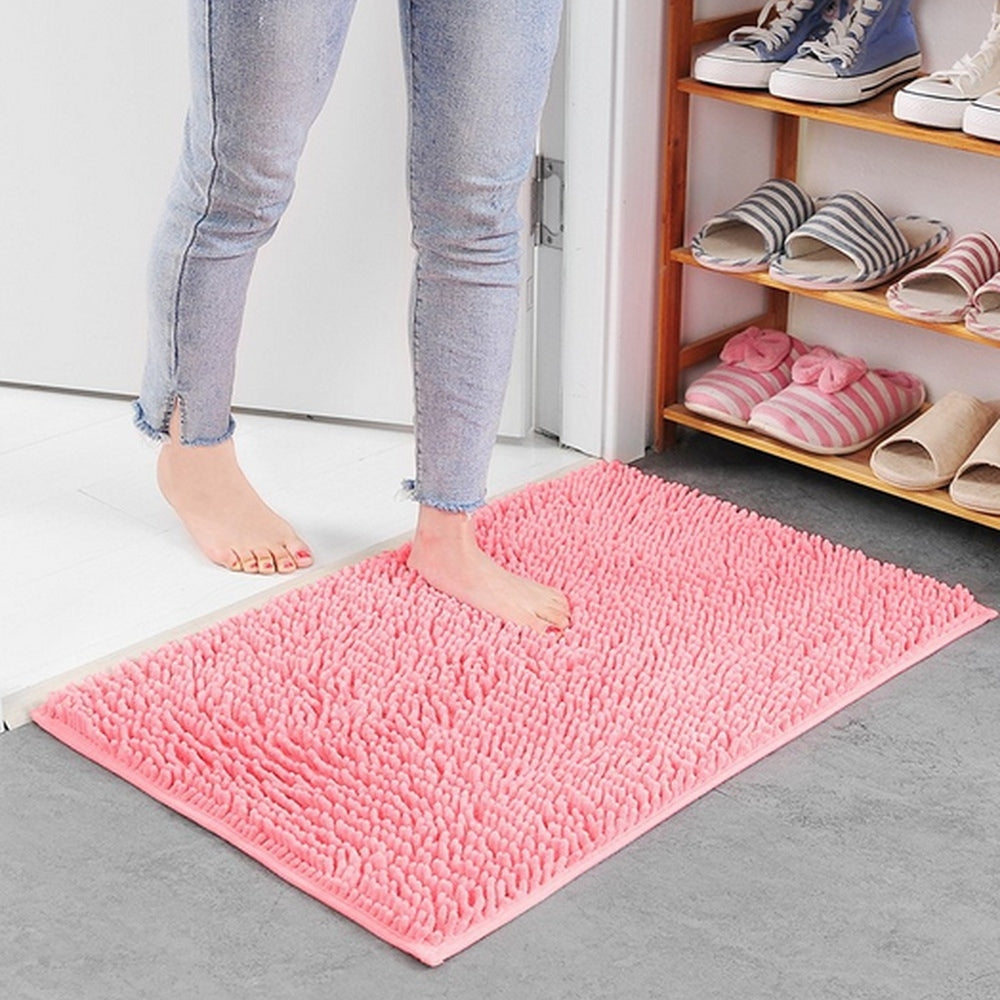 MaviBath | Chenille Bath Mat – Ultra-Absorbent Non-Slip Design