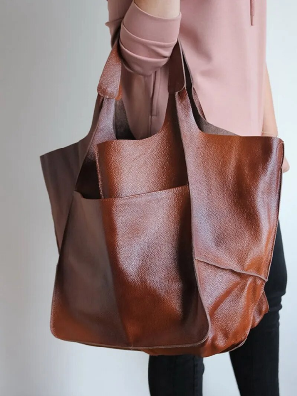 Maxine | Large Designer Bag Tote - Durable PU Leather Design