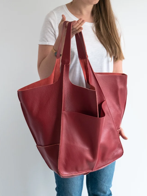 Maxine | Large Designer Bag Tote - Durable PU Leather Design