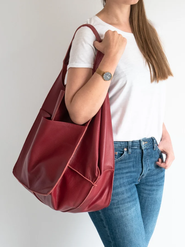 Maxine | Large Designer Bag Tote - Durable PU Leather Design