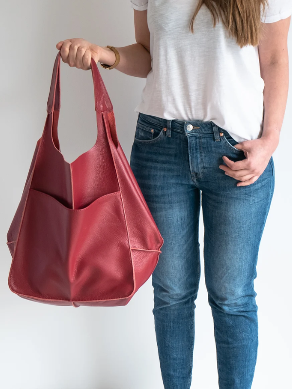 Maxine | Large Designer Bag Tote - Durable PU Leather Design