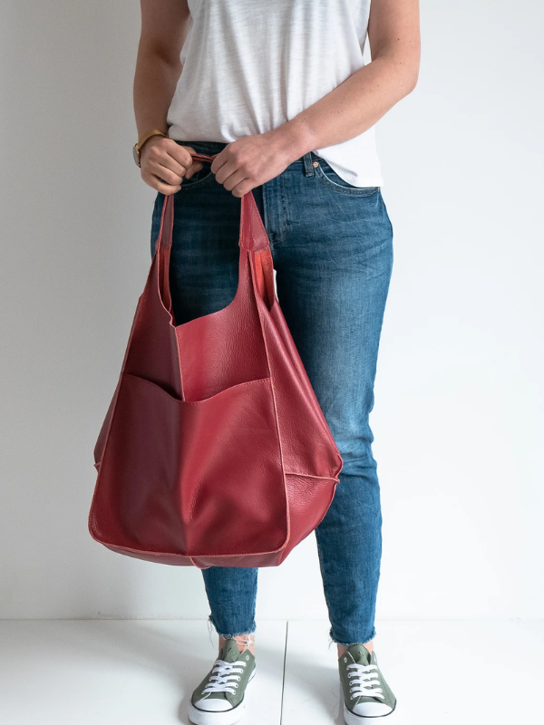 Maxine | Large Designer Bag Tote - Durable PU Leather Design
