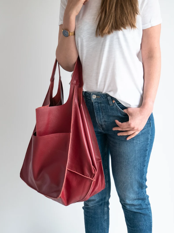 Maxine | Large Designer Bag Tote - Durable PU Leather Design